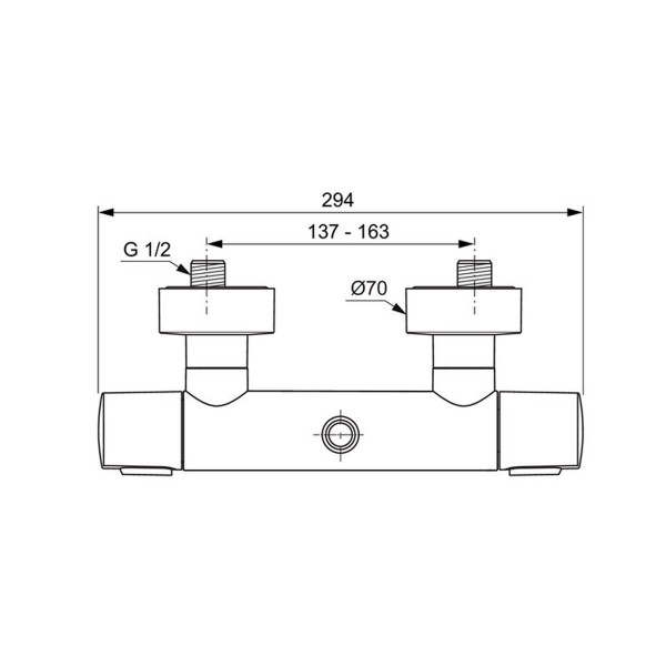 Ideal Standard Idealrain Duschsystem Chrom Mit Ceratherm 100 Thermostat