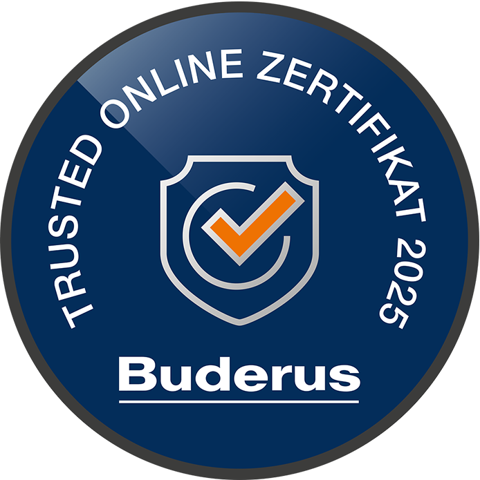 Wir sind Buderus Trusted Onlinepartner