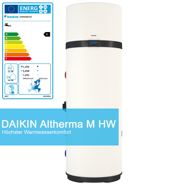 Daikin Altherma M HW Trinkwasser Brauchwasser Wärmepumpe 260 Liter Monoblock EKHHE260CV37