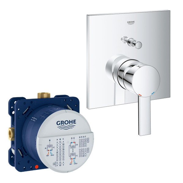 Grohe Allure Einhand Wannenbatterie 24070000 inkl. Rapido Smartbox 35600000