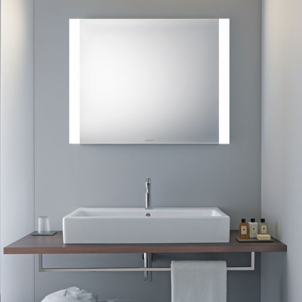 Duravit "Good" Spiegel mit LED-Beleuchtung seitlich 80x70 cm LM7866000000000 Wandschaltung