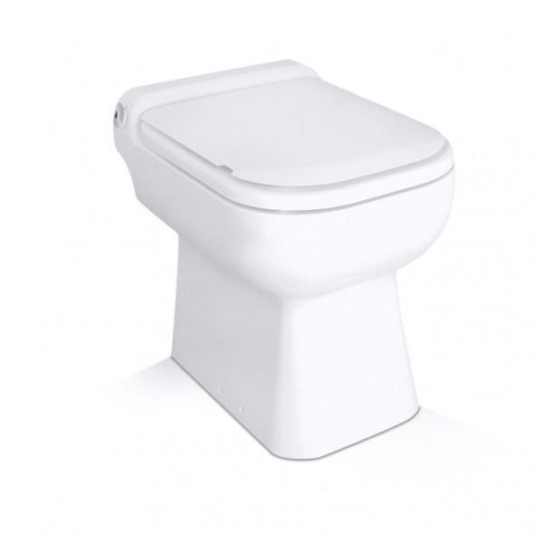 SFA Sanicompact Luxe 0004 Keramik WC Stand-WC inkl. WC-Sitz Hebeanlage Fördersystem
