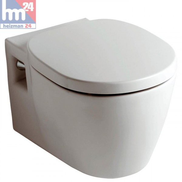 Ideal Standard Connect Wandtief-WC mit Ideal Plus E8232MA inkl. WC-Sitz ohne Softclosing E712801