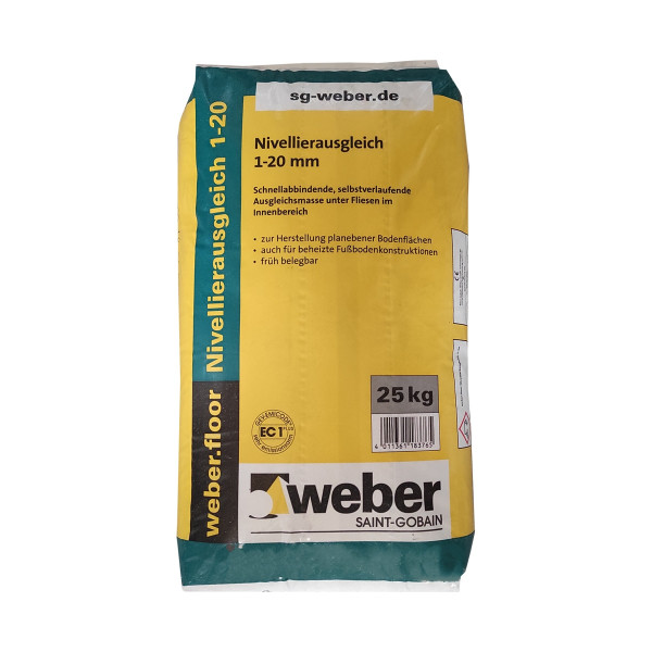 weber.floor Nivellierausgleich 1-20mm 355879 Fliesen Bodenbeläge