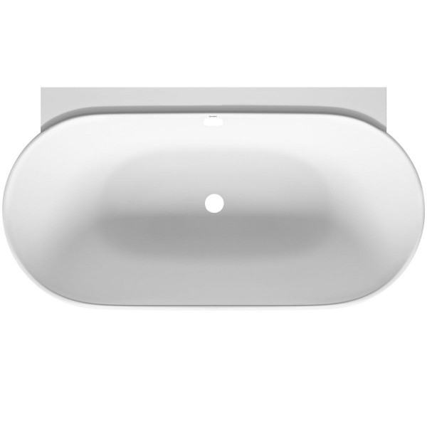 Duravit Badewanne 1800 x 950 mm Serie Luv 700433000000000 Vorwandversion weiß