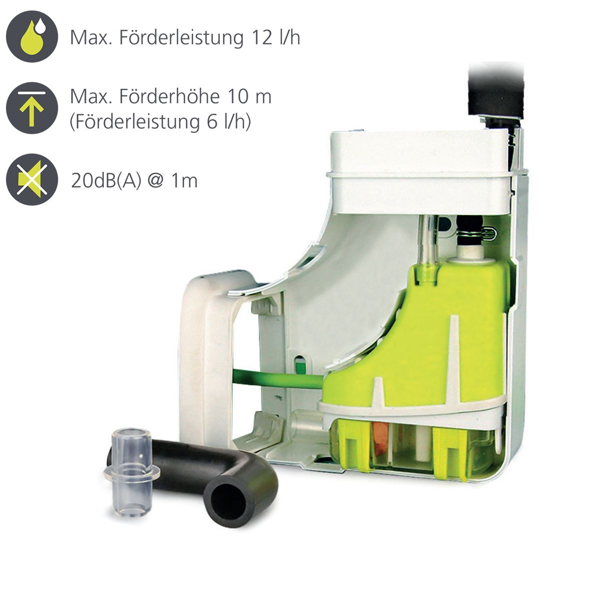 Kondenswasserpumpe Aspen Silent+ Mini-Lime 2020 99X44X114 mm - mit