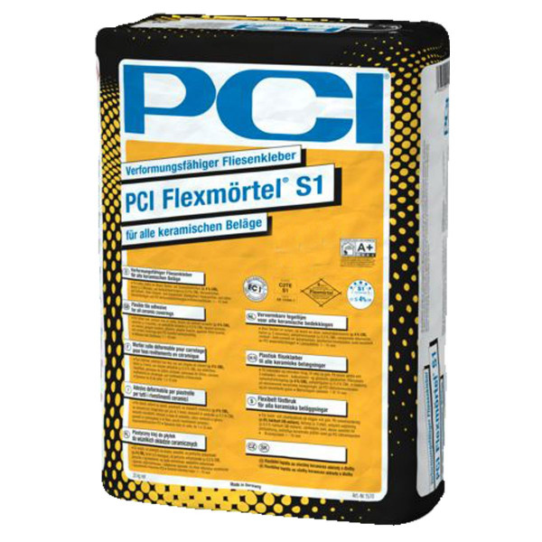 PCI Flexmörtel S1 20kg Verformungsfähiger Fliesenkleber f. alle keramischen Beläge 1570/4