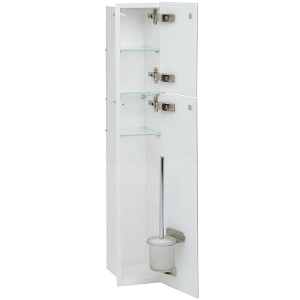 WC-Modul 9303464 Unterputz 180x975 mm Einbauschrank Weiß Anschlag rechts