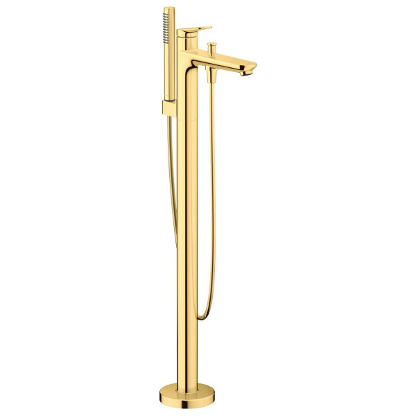 Duravit Wave Einhebel-Wannenmischer bodenstehend Gold poliert WA5250000034