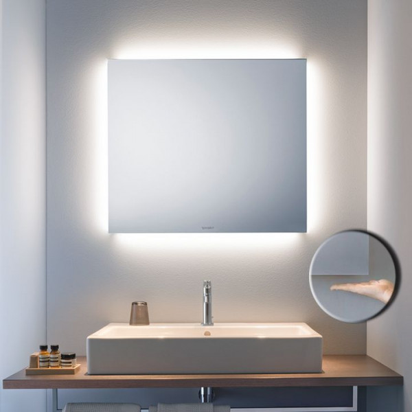 Duravit "Better" Spiegel mit LED-Beleuchtung Ambient Light 60x70cm LM7815000000000 Sensorschalter