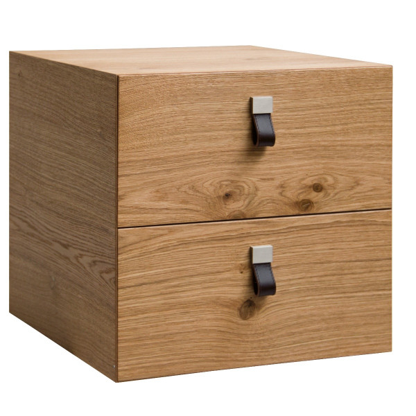 KYVEKO Waschtischunterschrank Urban Oak WTUUO454040OA Echtholzfurnier 450x400x400 mm