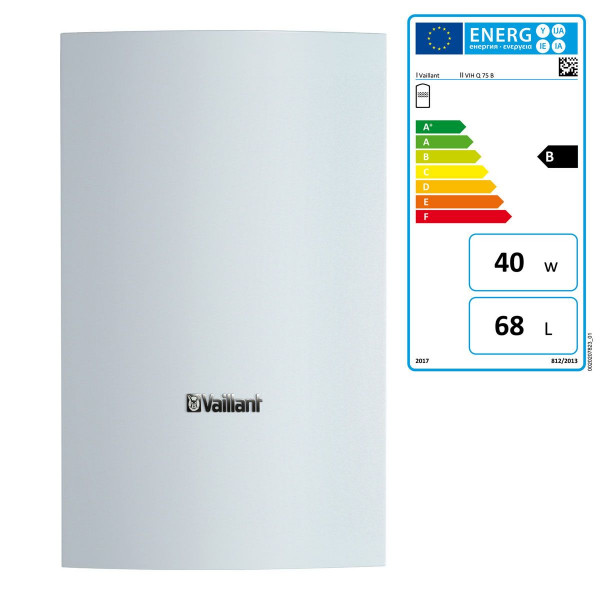 Vaillant uniSTOR VIH Q 75 B wandhängender Warmwasserspeicher 68 Liter 1000108614