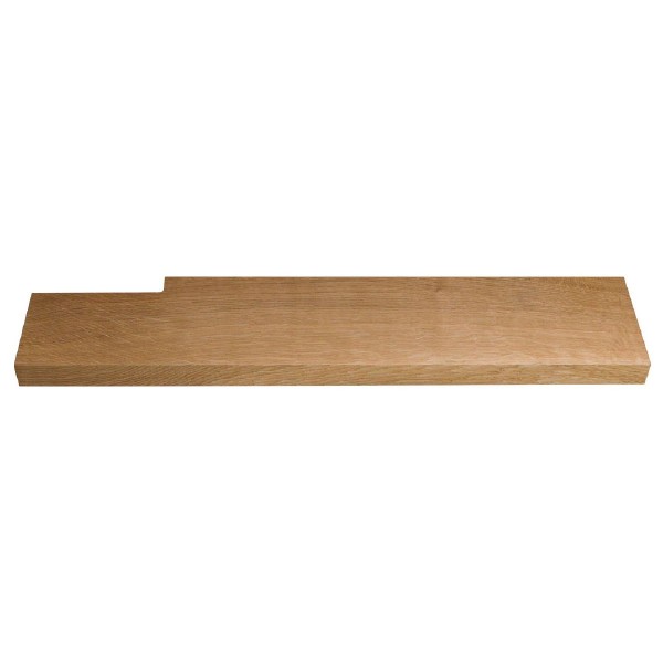 KYVEKO Steckboard für Spiegel Natural Oak mit Ausschnitt STBFSNO6013E Massivholz 60x13x3 cm