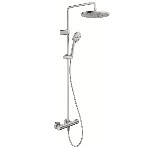 Duravit Shower System Duschsystem mit MinusFlow Edelstahl gebürstet TH4282008070