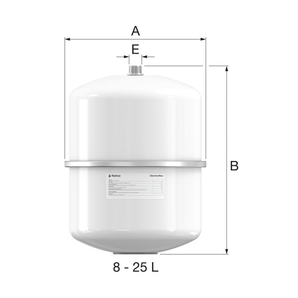 Ausdehnungsgef Contra Flex Made By Flamco Heizung Liter