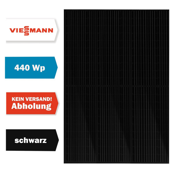Viessmann PV-Modul 440Wp HCC AB allblack Solarmodul Photovoltaik 440 Watt 7995021 nur Abholung