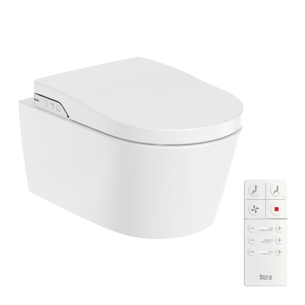 Roca Inspira In-Wash Dusch-WC mit WC-Sitz weiß A803060009