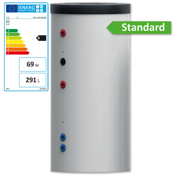 Thermic Energy EDS-1W Trinkwasser-Speicher Edelstahl 300L mit einem Wärmetauscher 400011