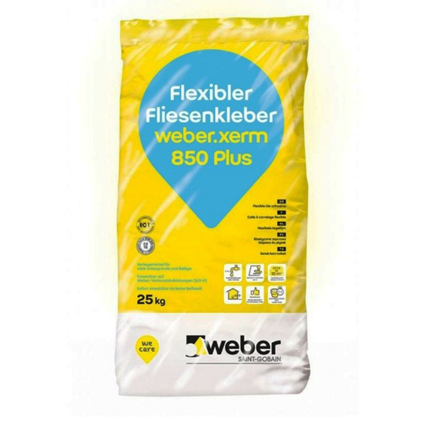 weber.xerm 850 Plus Flexibler Fliesenkleber Dünn- und Mittelbettverfahren 378717