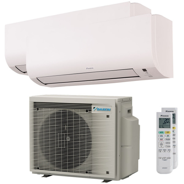 Daikin Comfora Set Klimaanlage R-32 Multi-Split 2 x 2,0 kW FTXP20N9 inkl. Außengerät 2MXM40A9