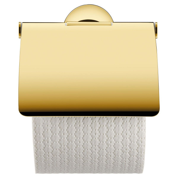 Duravit Papierrollenhalter mit Deckel Starck T gold glänzend 0099403400